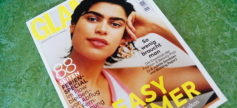 Veröffentlichung im deutschen GLAMOUR Magazin