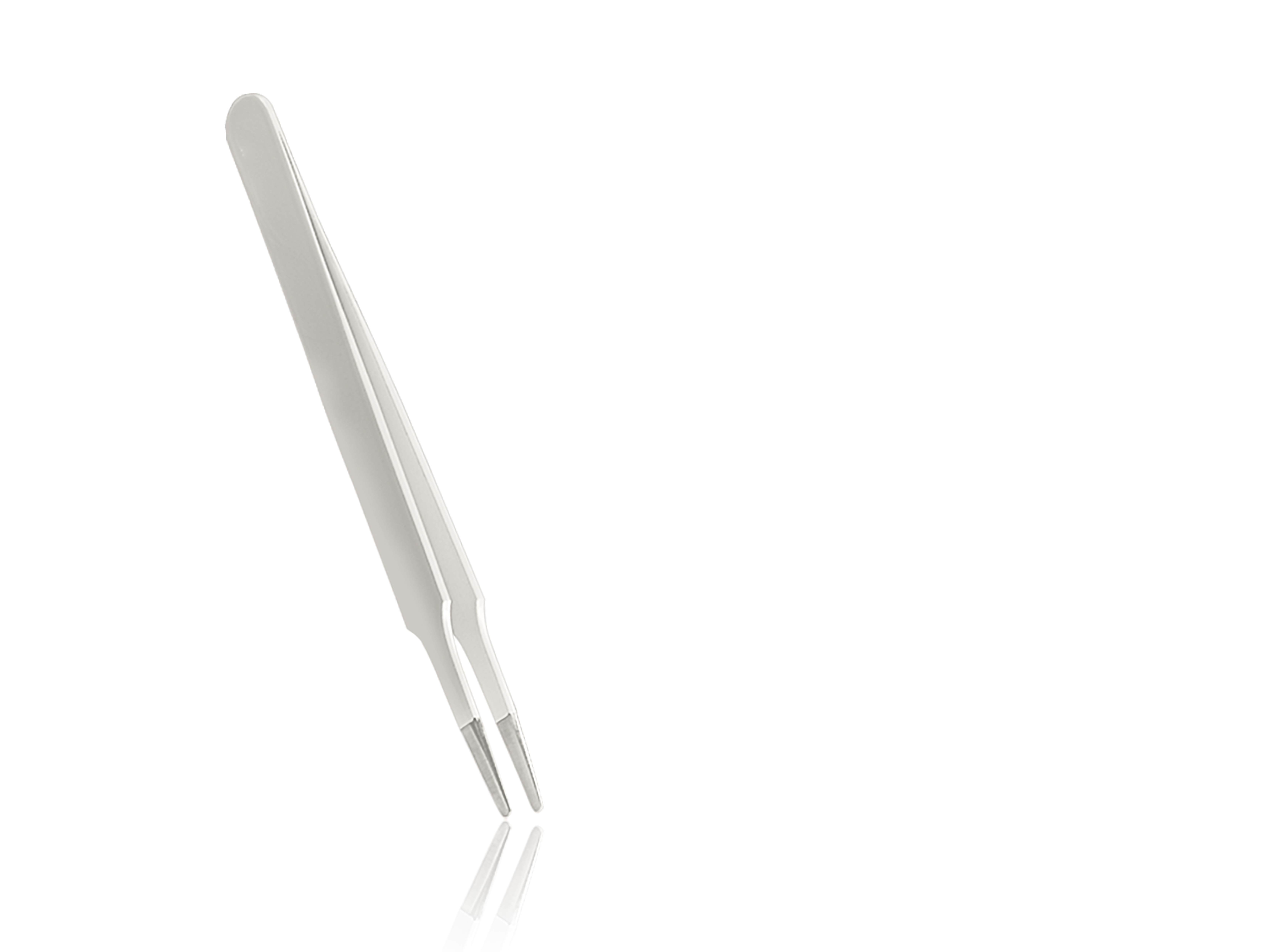 Wimpern Pinzette Gerade Weiss