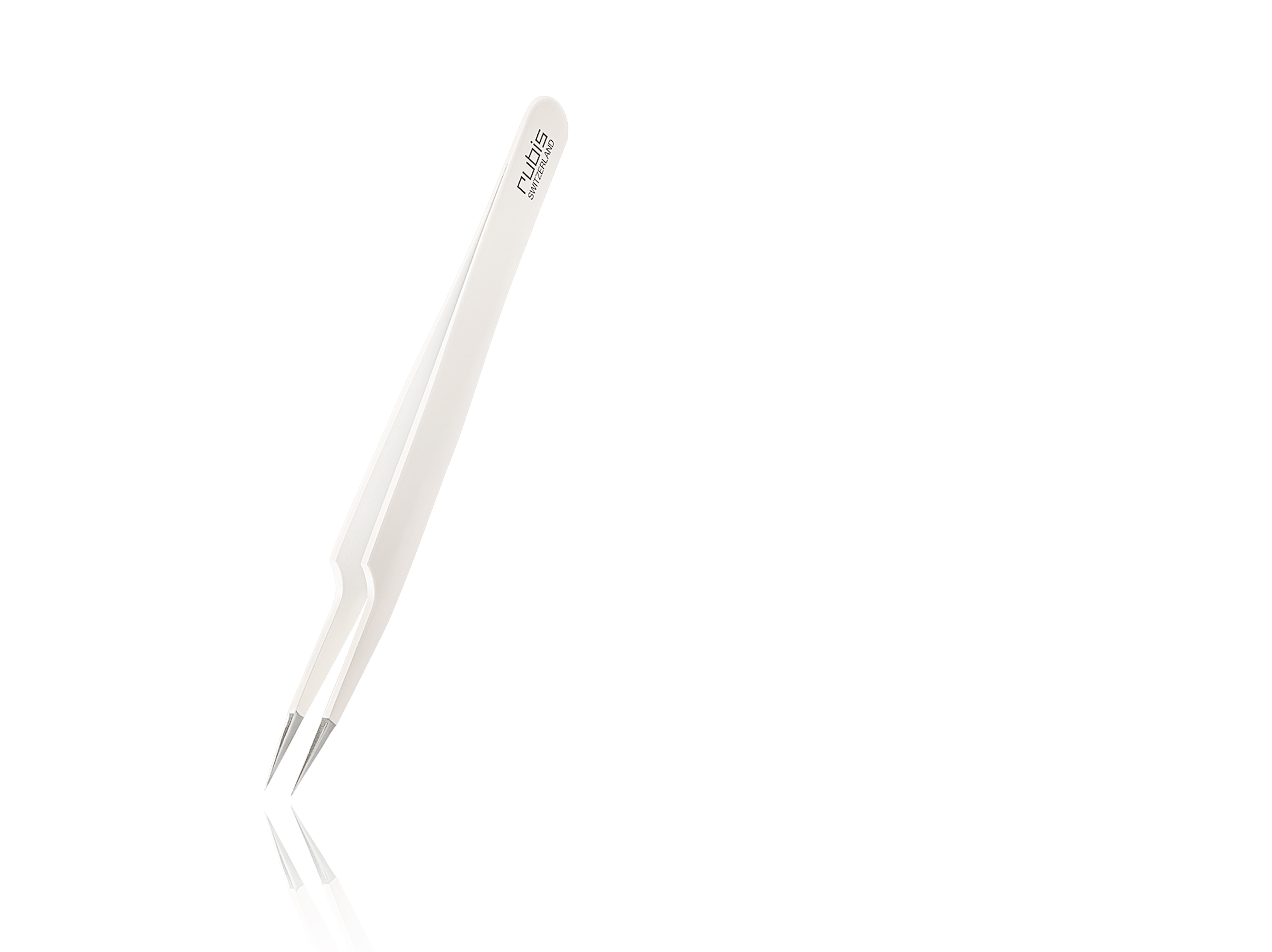 Pince Faux Cils Pointed Blanche