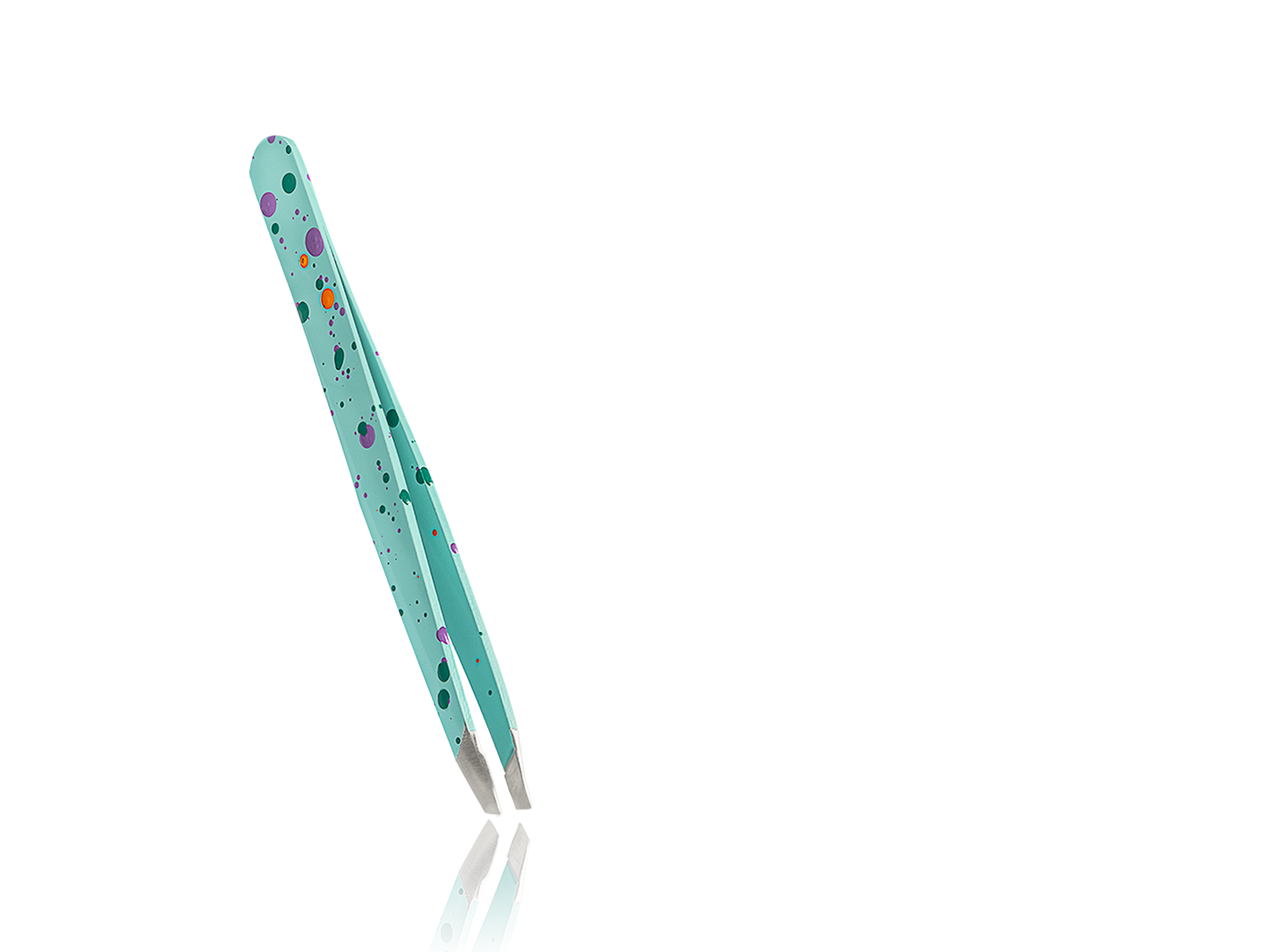 Pinzette Classic Action Painting Himmelblau