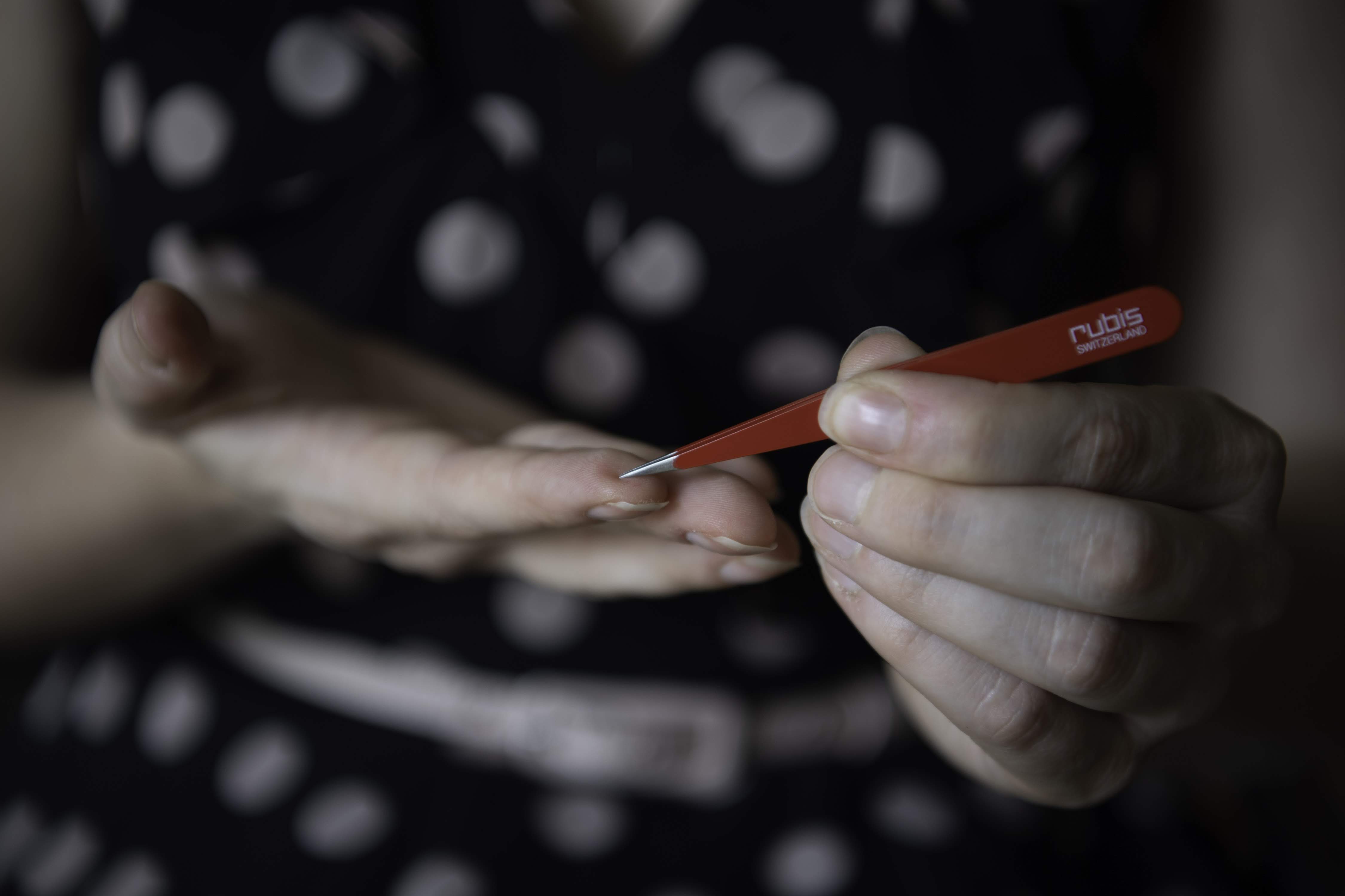 Pince Pointer Blanche