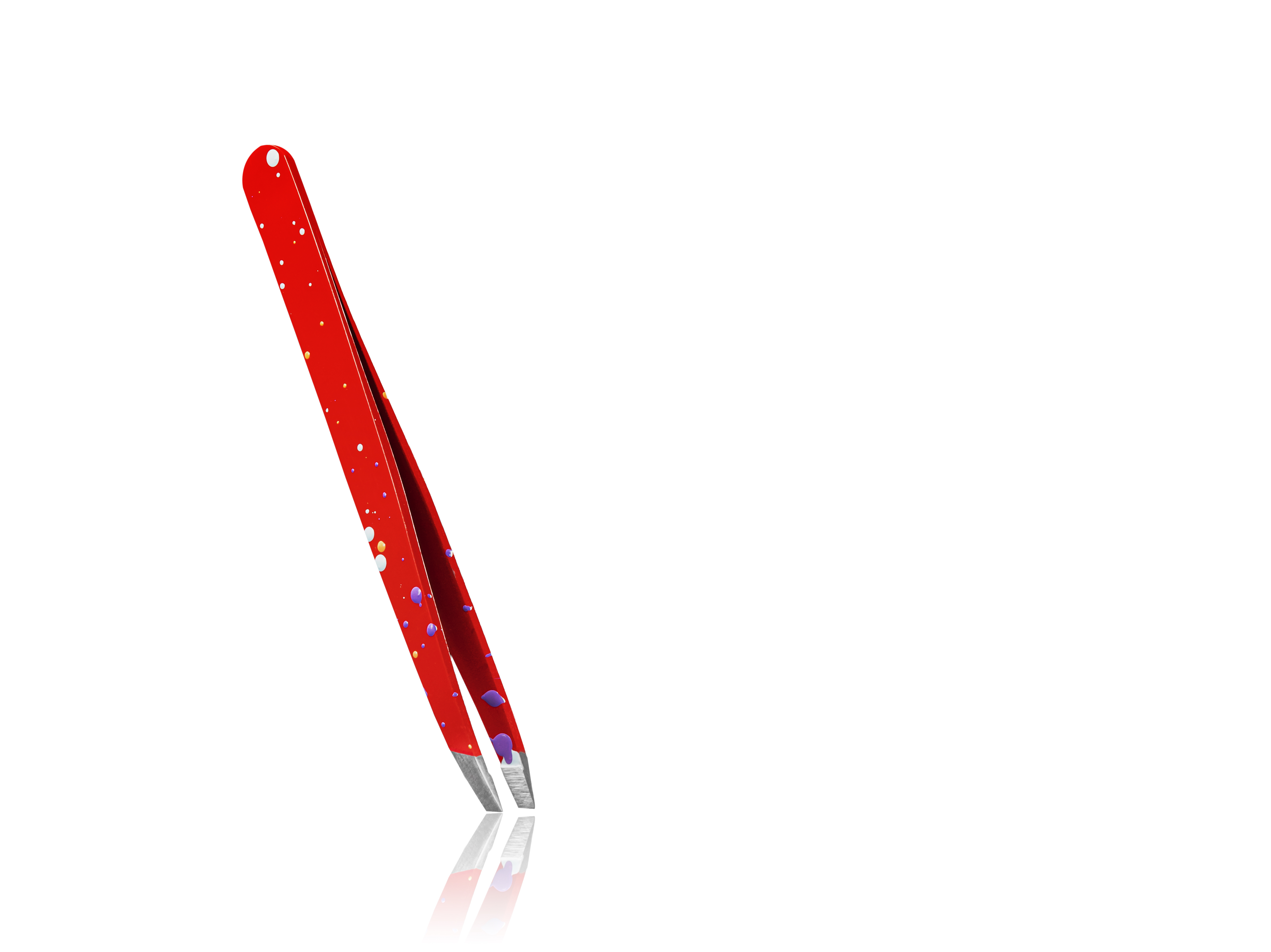 Pinzette Classic Action Painting Rot