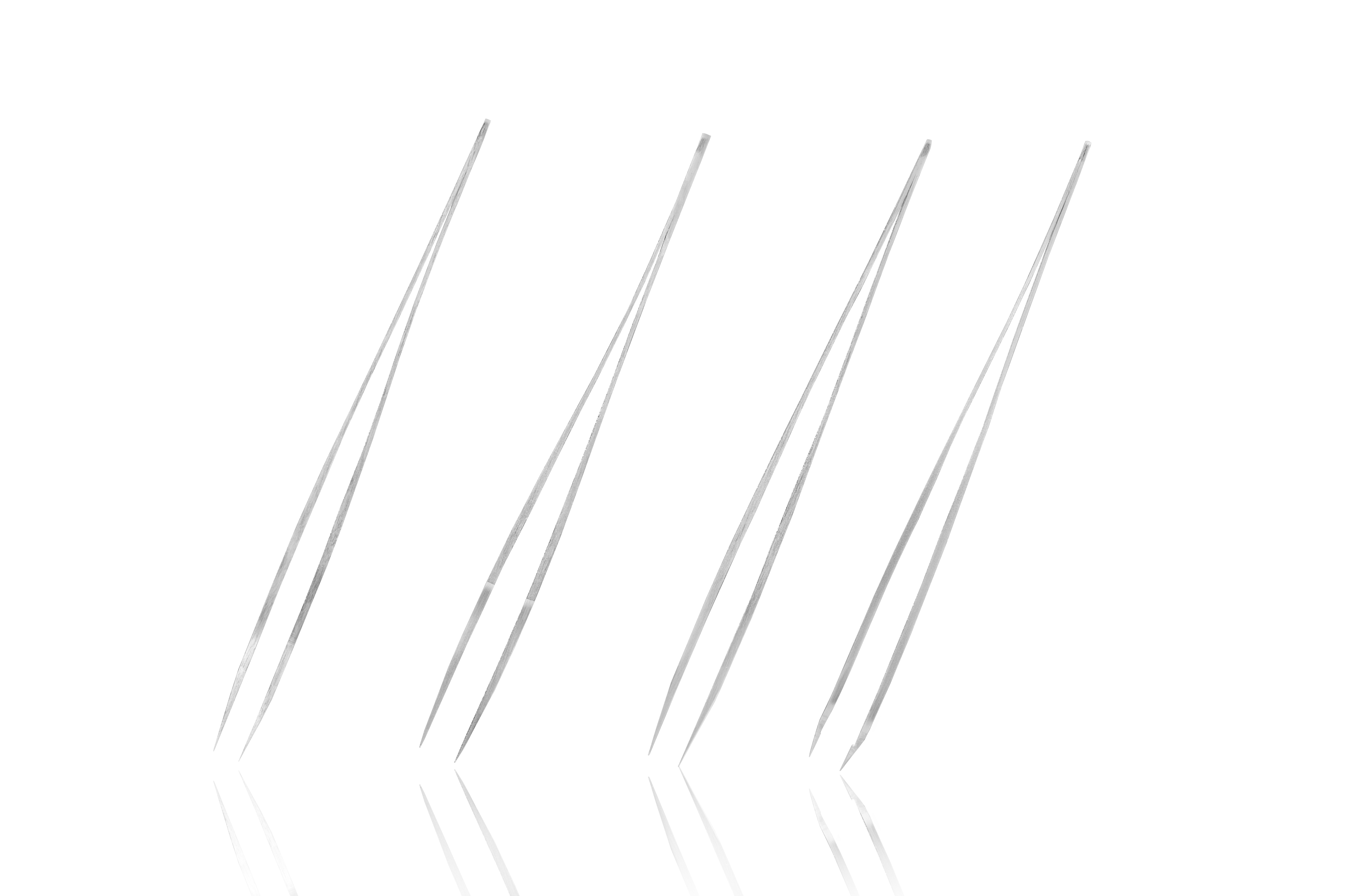 Wimpern Pinzette Set (4 Stk)