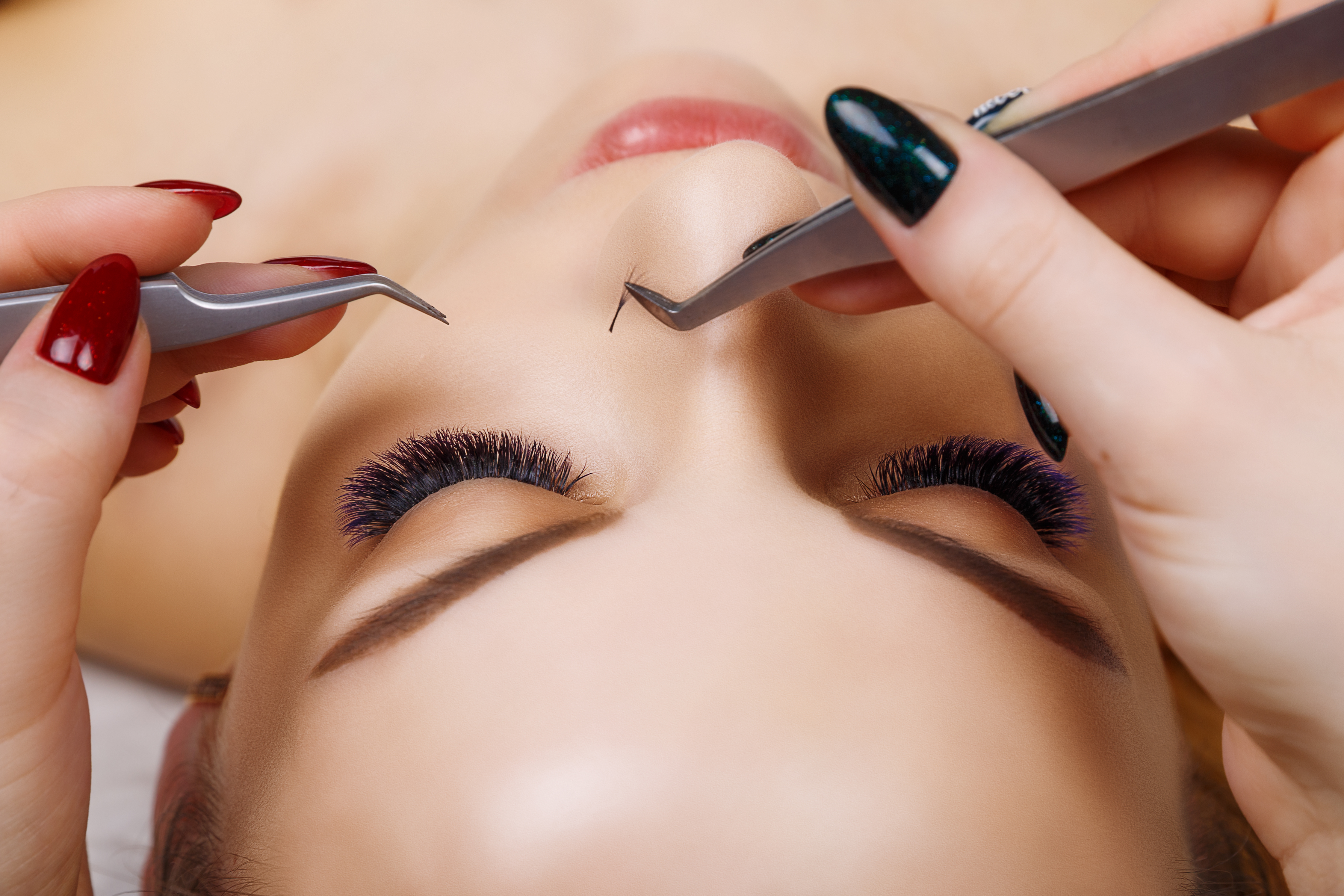 Wimpern Pinzette Volume Rush Schwarz