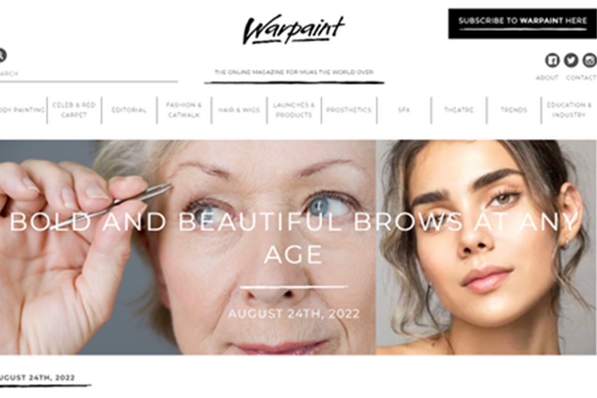 Rubis on Warpaint, the magazine for MUAs Rubis on Warpaint, the magazine for MUAs