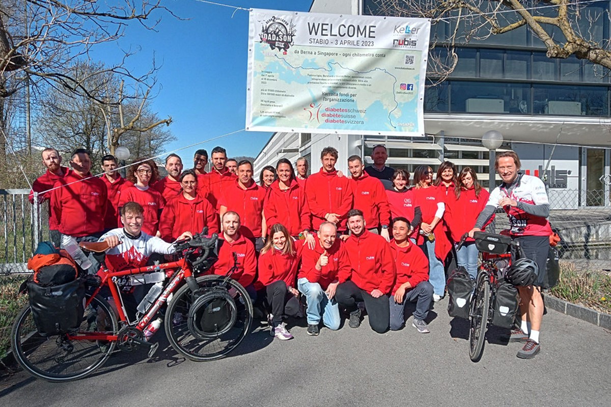 Dad & Son ride their bikes from Bern to Singapore to raise money for diabetes relief Dad & Son ride their bikes from Bern to Singapore to raise money for diabetes relief
