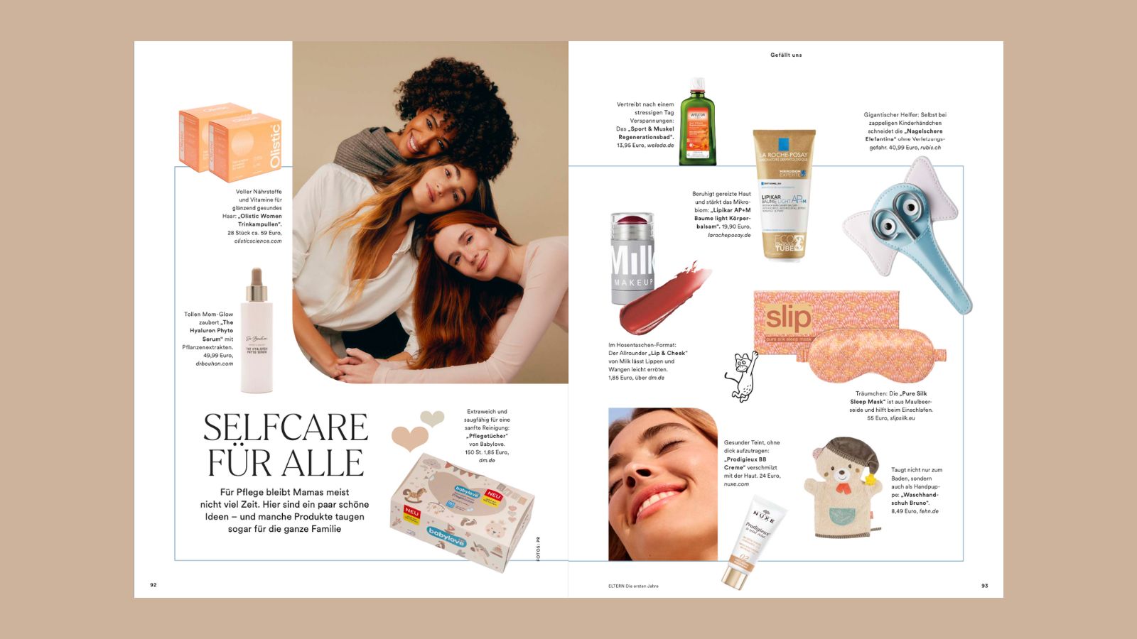 Rubis Elefantina Etui im ELTERN Magazin "Die ersten Jahre"